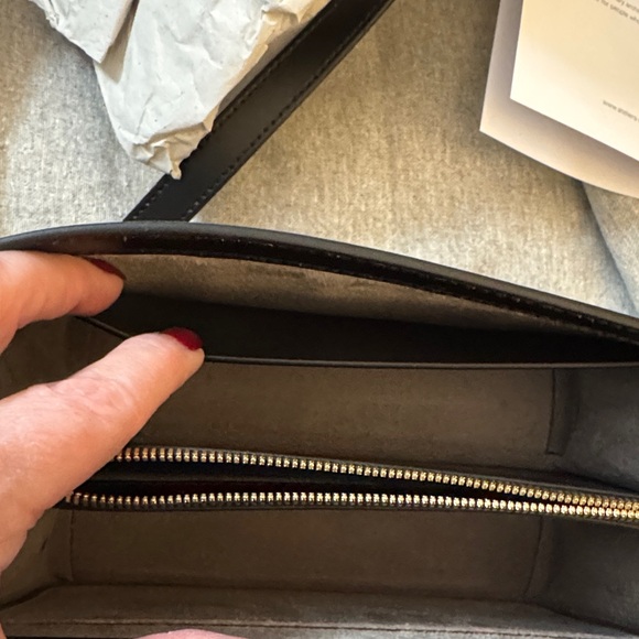 Ateliers Auguste Black Crossbody Bag with Gold Accent NEW - Picture 13 of 16